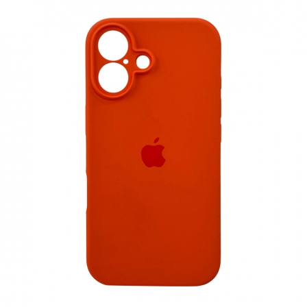 Чохол для смартфона Silicone Full Case AA Camera Protect for Apple iPhone 16 52,Orange