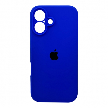 Чохол для смартфона Silicone Full Case AA Camera Protect for Apple iPhone 16 45,Shiny Blue