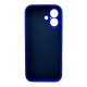 Чохол для смартфона Silicone Full Case AA Camera Protect for Apple iPhone 16 45,Shiny Blue