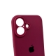 Чохол для смартфона Silicone Full Case AA Camera Protect for Apple iPhone 16 47,Plum