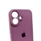 Чохол для смартфона Silicone Full Case AA Camera Protect for Apple iPhone 16 60,Taro Purple