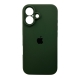 Чохол для смартфона Silicone Full Case AA Camera Protect for Apple iPhone 16 46,Pine Green