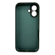 Чохол для смартфона Silicone Full Case AA Camera Protect for Apple iPhone 16 46,Pine Green