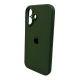 Чохол для смартфона Silicone Full Case AA Camera Protect for Apple iPhone 16 46,Pine Green