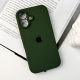 Чохол для смартфона Silicone Full Case AA Camera Protect for Apple iPhone 16 46,Pine Green