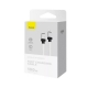 Кабель Baseus CoolPlay Series Fast Charging Cable Type-C to Type-C 100W 2m White