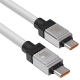 Кабель Baseus CoolPlay Series Fast Charging Cable Type-C to Type-C 100W 2m White