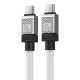 Кабель Baseus CoolPlay Series Fast Charging Cable Type-C to Type-C 100W 2m White