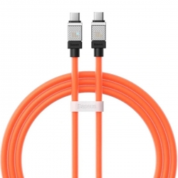 Кабель Baseus CoolPlay Series Fast Charging Cable Type-C to Type-C 100W 1m Orange