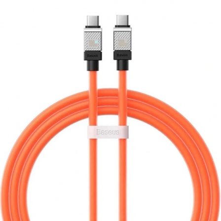 Кабель Baseus CoolPlay Series Fast Charging Cable Type-C to Type-C 100W 1m Orange