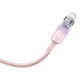 Кабель Baseus Explorer Series Fast Charging Cable with Smart Temperature Control Type-C to iP 20W 1m Pink