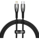 Кабель Baseus Glimmer Series Fast Charging Data Cable Type-C to iP 20W 1m Black