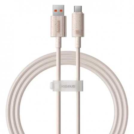 Кабель Baseus Habitat Series Fast Charging Cable USB to Type-C 100W 2m Wheat Pink