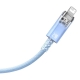 Кабель Baseus Explorer Series Fast Charging Cable with Smart Temperature Control USB to iP 2.4A 1m Blue