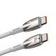 Кабель Baseus Glimmer Series Fast Charging Data Cable Type-C to Type-C 100W 2m White