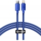 Кабель Baseus Crystal Shine Series Fast Charging Data Cable Type-C to iP 20W 2m Blue