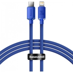 Кабель Baseus Crystal Shine Series Fast Charging Data Cable Type-C to iP 20W 2m Blue