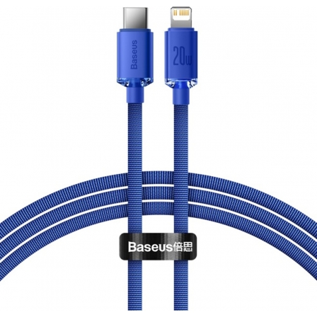 Кабель Baseus Crystal Shine Series Fast Charging Data Cable Type-C to iP 20W 2m Blue