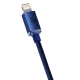 Кабель Baseus Crystal Shine Series Fast Charging Data Cable Type-C to iP 20W 2m Blue