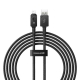 Кабель Baseus Unbreakable Series Fast Charging Data Cable USB to iP 2.4A 2m Cluster Black