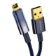 Кабель Baseus Explorer Series Auto Power-Off Fast Charging Data Cable USB to IP 2.4A 2m Blue