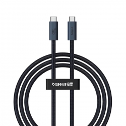 Кабель Baseus Flash 2 USB4 Full-Featured Charging Cable USB-C to USB-C 240W 5.9ft Cluster Black