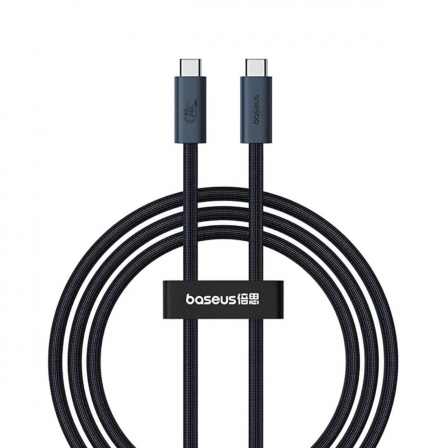 Кабель Baseus Flash 2 USB4 Full-Featured Charging Cable USB-C to USB-C 240W 5.9ft Cluster Black