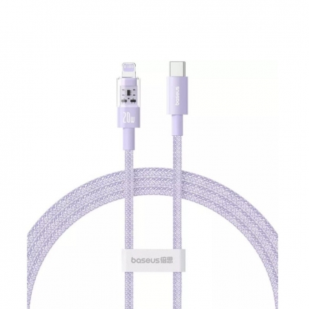 Кабель Baseus Gem Fast-Charging Data Cable USB-C to iP 20W 2m Nebula Purple