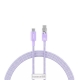 Кабель Baseus Explorer Series Fast Charging Cable with Smart Temperature Control USB-C to USB-C 100W 1m Nebula Purple