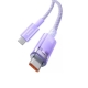 Кабель Baseus Explorer Series Fast Charging Cable with Smart Temperature Control USB-C to USB-C 100W 1m Nebula Purple