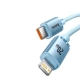 Кабель Baseus Crystal Shine Series Fast Charging Data Cable Type-C to iP 20W 1.2m Sky Blue