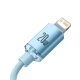 Кабель Baseus Crystal Shine Series Fast Charging Data Cable Type-C to iP 20W 1.2m Sky Blue