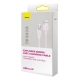 Кабель Baseus Explorer Series Fast Charging Cable with Smart Temperature Control USB to iP 2.4A 1m Pink