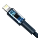 Кабель Baseus High Density Braided Fast Charging Data Cable Type-C to iP PD 20W 1m Blue