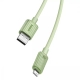 Кабель Baseus Habitat Series Fast Charging Cable USB to iP 2.4A 2m Natural Green