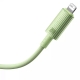 Кабель Baseus Habitat Series Fast Charging Cable USB to iP 2.4A 2m Natural Green