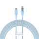 Кабель Baseus Explorer Series Fast Charging Cable with Smart Temperature Control Type-C to Type-C 100W 2m Galaxy Blue