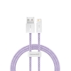 Кабель Baseus Dynamic Series Fast Charging Data Cable USB to iP 2.4A 2m Purple