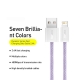 Кабель Baseus Dynamic Series Fast Charging Data Cable USB to iP 2.4A 2m Purple