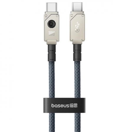 Кабель Baseus Unbreakable Series Fast Charging Data Cable Type-C to Type-C 100W 1m Stellar White