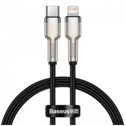 Кабель Baseus Cafule Series Metal Data Cable Type-C to iP PD 20W 0.25m Black