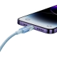 Кабель Baseus Explorer Series Fast Charging Cable with Smart Temperature Control Type-C to iP 20W 1m Blue