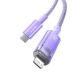 Кабель Baseus Explorer Series Fast Charging Cable with Smart Temperature Control Type-C to iP 20W 1m Purple