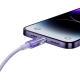 Кабель Baseus Explorer Series Fast Charging Cable with Smart Temperature Control Type-C to iP 20W 1m Purple