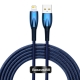 Кабель Baseus Glimmer Series Fast Charging Data Cable USB to iP 2.4A 2m Blue