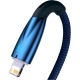 Кабель Baseus Glimmer Series Fast Charging Data Cable USB to iP 2.4A 2m Blue