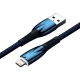 Кабель Baseus Glimmer Series Fast Charging Data Cable USB to iP 2.4A 2m Blue