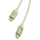 Кабель Baseus Habitat Series Fast Charging Cable Type-C to Type-C 100W 1m Natural Green