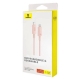 Кабель Baseus Habitat Series Fast Charging Cable Type-C to iP 20W 2m Wheat Pink