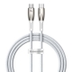 Кабель Baseus Glimmer Series Fast Charging Data Cable Type-C to Type-C 100W 1m White